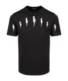 Neil Barrett T-shirt With Round Neck And Short Sleeves In Black