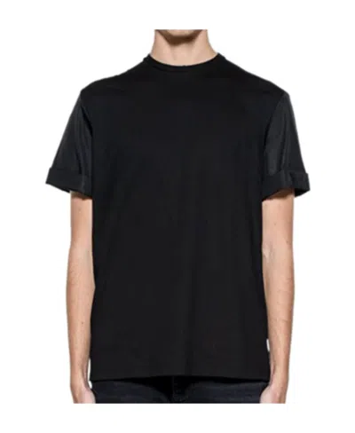 Neil Barrett T-shirt With Round Neck And Short Sleeves In Black
