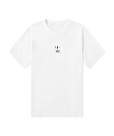 Neil Barrett T-shirt With Round Neck And Short Sleeves In White