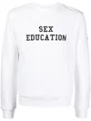 Neil Barrett Text-print Crew-neck Sweatshirt In White