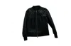 Neil Barrett Thunderbold Bomber Jacket In Black Polyurethane In Black