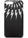 Neil Barrett Thunderbolt 아이폰 7 케이스 In Black