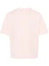 Neil Barrett Thunderbolt-print Cotton T-shirt In Pink