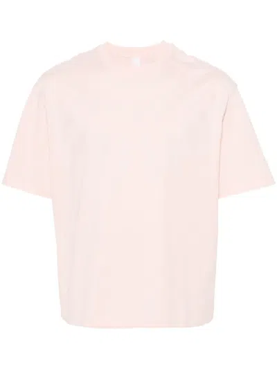 Neil Barrett Thunderbolt-print Cotton T-shirt In Pink