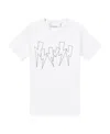 Neil Barrett Thunderbolt-print Crew-neck T-shirt In White