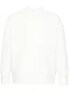 Neil Barrett Thunderbolt-print Scuba-jersey Sweatshirt In White