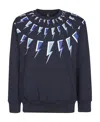 Neil Barrett Thunderbolt-print Sweatshirt In Black