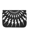 Neil Barrett Thunderbolt Shoulder Bag In Black