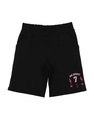 Neil Barrett Babies'  Toddler Boy Shorts & Bermuda Shorts Black Size 6 Cotton