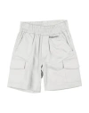 Neil Barrett Toddler Boy Shorts & Bermuda Shorts Light Grey Size 4 Cotton, Elastane In Gray