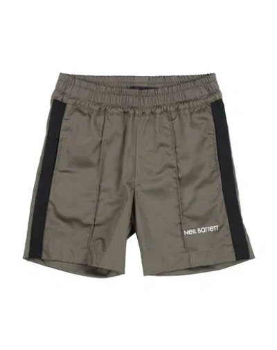 Neil Barrett Babies'  Toddler Boy Shorts & Bermuda Shorts Military Green Size 6 Cotton, Elastane