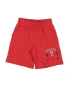 NEIL BARRETT NEIL BARRETT TODDLER BOY SHORTS & BERMUDA SHORTS TOMATO RED SIZE 6 COTTON