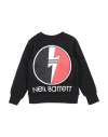 Neil Barrett Babies'  Toddler Boy Sweatshirt Black Size 6 Cotton