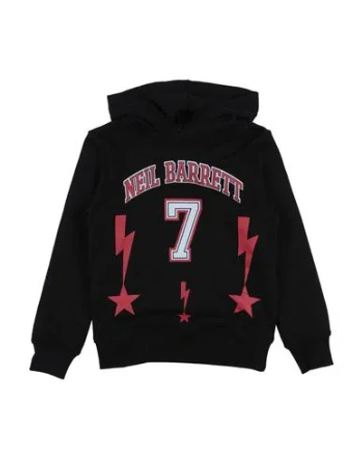 Neil Barrett Toddler Boy Sweatshirt Black Size 6 Cotton In Black