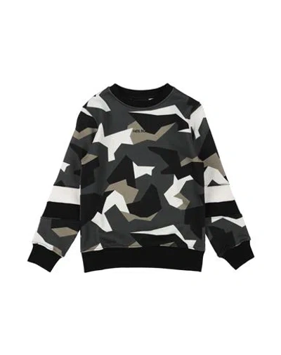 Neil Barrett Babies'  Toddler Boy Sweatshirt Charcoal Size 4 Cotton In Multi