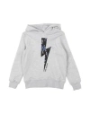 Neil Barrett Babies'  Toddler Boy Sweatshirt Light Grey Size 6 Cotton