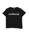 Neil Barrett Babies'  Toddler Boy T-shirt Black Size 4 Viscose