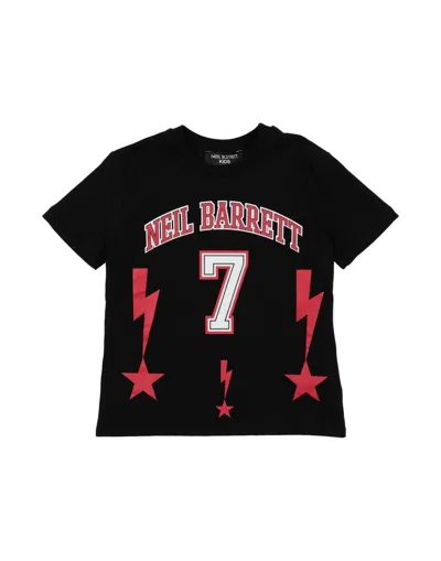 Neil Barrett Babies'  T-shirts In Black