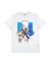 Neil Barrett Babies'  T-shirts In White