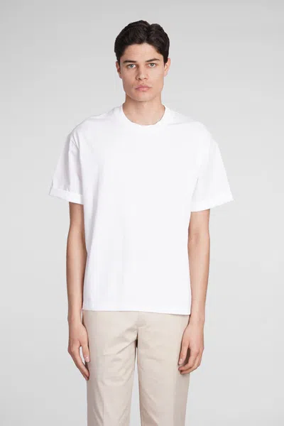 Neil Barrett Layered Cotton T-shirt In White