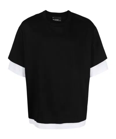 Neil Barrett Travel Layer-effect T-shirt In Black