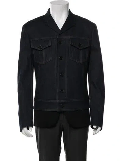 Pre-owned Neil Barrett Trucker Jacket In Blue