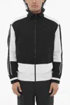 Neil Barrett Two-tone Sport Modernist Sweatshirt With Zip In Multi