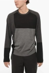 NEIL BARRETT TWO-TONE WOOL SWEATER