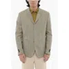 Neil Barrett Unlined Slim Fit Blazer With Patch Pockets