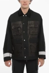 Neil Barrett Utility Jacket With Rib Collar