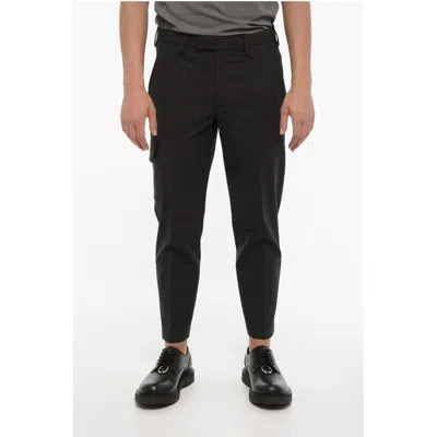 Neil Barrett Virgin Wool Blend Skinny Fit Cargo Men's Pants