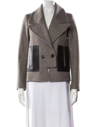 Pre-owned Neil Barrett Virgin Wool Jacket In Neutral