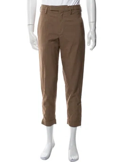 Pre-owned Neil Barrett Virgin Wool Pants In Brown