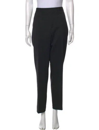Pre-owned Neil Barrett Virgin Wool Straight Leg Pants In Black