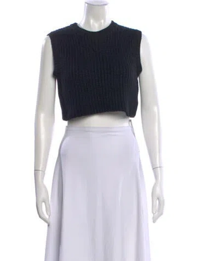 Pre-owned Neil Barrett V-neck Sweater In Black