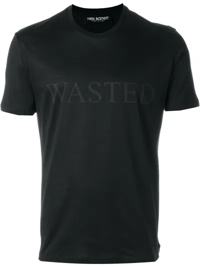 Neil Barrett Wasted T-shirt In Black