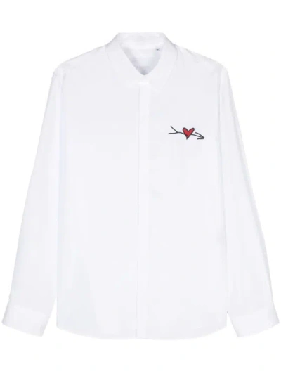 Neil Barrett White Loose Cupid Shirt