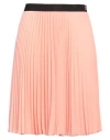 Neil Barrett Woman Midi Skirt Salmon Pink Size 10 Polyester In Pink