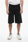 Neil Barrett Wool Blend Jordan Shorts With Elastic Waistband