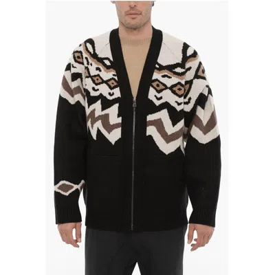 Neil Barrett Wool Cardigan With Men's V-neck