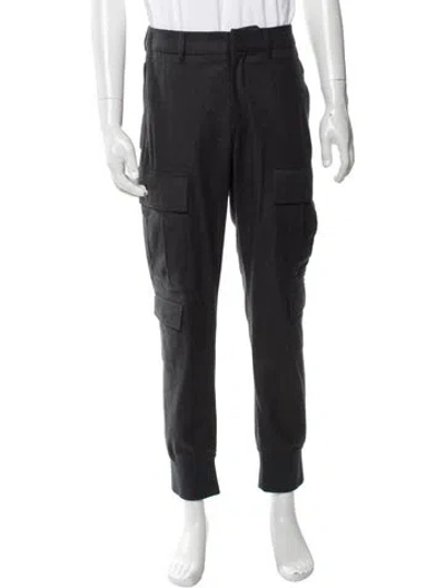 Pre-owned Neil Barrett Wool Cargo Pants In Grey