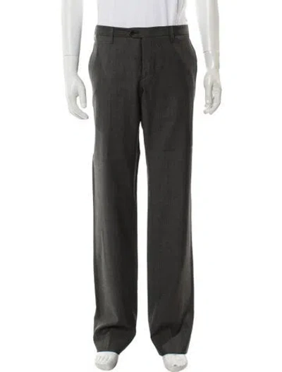 Pre-owned Neil Barrett Wool Pants In Gray