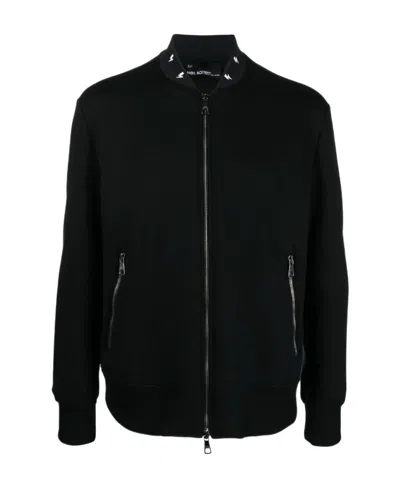Neil Barrett Zip-front Bomber Jacket In Black