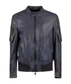 Neil Barrett Zipper Casual Jacket In Black