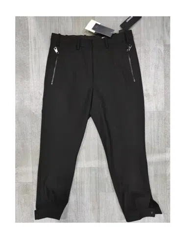 Neil Barrett Zipper Details Casual Pants In Black