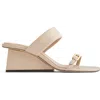 Neil J. Rodgers Chriselle Sandal In Creme Nappa
