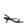 Neil J. Rodgers Janel Sandal In Black Nappa
