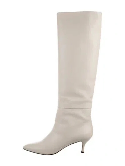 Pre-owned Neil J. Rodgers Leather Boots In Gray