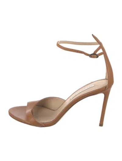 Pre-owned Neil J. Rodgers Leather D'orsay Pumps In Brown