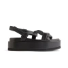 Neil J. Rodgers Obi Flatform In Black Nappa